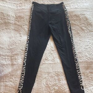 Calvin Klein Black Logo Leggings